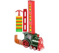 Genérico Train Toy, Stacking Game, 4.13x6.3x2.76 Inches Creative Track Builder, Sound and Light Effects, Automatic Movement Feature, Fun for Boys, Girls, Childrens, Present Ideas Easy to Use