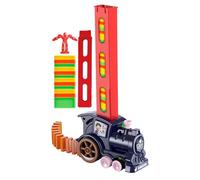 Genérico Train Toy, Stacking Game, 4.13x6.3x2.76 Inches Creative Track Builder, Sound and Light Effects, Automatic Movement Feature, Fun for Boys, Girls, Childrens, Present Ideas Easy to Use