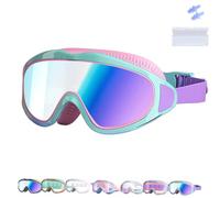 Genérico Traittion Swimming Goggles, HD Children's Large Frame Waterproof and Anti-fog Swimming Goggles, Adjustable, Anti-fog Lenses (Style-A)