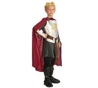 Genérico Traje Carnaval Infantil Ropa Disfraz Infantil Disfraz de Fiesta Medieval para Niños con Capa y Cetro Atuendo de Escenario y Carnaval