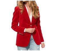 Genérico Traje Chaqueta Otoño Ropa Formal Estilo Británico Saco Mujer Americana Blazer Largo Para Mujer Chaqueta Ajustada Oficina Vestir Deportiva Ajustada Botones Vintage Entallada Trabajo Oficina
