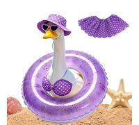 Genérico Traje de ganso de porche: ropa para pájaros tropicales, aderezo para estatuas exóticas, vestimenta para de temporada | Divertida herramienta de para césped, unidad de figura decorati