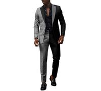 Generico Traje de Hombre en 2 Piezas Formal para Boda Negocios Blazer y Pantalones Elegante Smoking Ceremonia Completo de Hombre Cena Negocios Vestido de Novia Slim Fit Ceremonia Vestidos de Trabajo