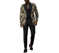 Generico Traje de Hombre en 2 Piezas Formal para Boda Negocios Blazer y Pantalones Elegante Smoking Ceremonia Completo de Hombre Cena Negocios Vestido de Novia Slim Fit Ceremonia Vestidos de Trabajo