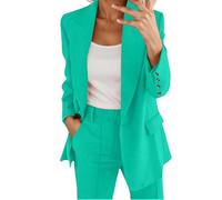 Genérico Traje de Pantalón para Mujer Elástico y Cómodo Ideal para Ocasiones Informales Viajes y Universidad (Light Green, XXXXL)