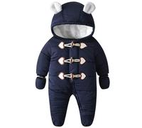 Genérico Traje Nieve NiñO,Traje De Nieve para NiñOs CáLido TéRmico Aislante Acolchado para Invierno para BebéS Y NiñOs PequeñOs para Clima FríO