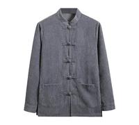 Genérico Traje Tang Hombres Estilo Chino Tradicional Camisas de Lino Taiji Qi Gong Artes Marciales PAño de Entrenamiento de Wing Chun Shaolin Tai Chi Taekwondo