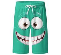 Genérico Trajes De Baño Hombre Bañadores Short Playa Pantalones Cortos Color arcoíris Bañador con Forro Compresión Bermudas Largo Rodilla Surfero para la Mayoría Las Tallas