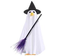 Genérico Trajes De Gansos Fantasmas Para Porche | Ropa De Otoño Para Gansos Decorativos - Disfraz Halloween Para Figuras De Jardín Y Patio Decoración Hogar Anfitriones De Eventos