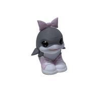 Genérico Tralalero Tralala Shark Figura de acción Tung Tung Tung Sahur Italian Brainrot Adorno de Escritorio de Dibujos Animados Creativo 3D Tiburón Brainrot Italiano en Zapatillas