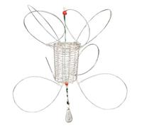 Genérico Trampa de - Gancho Dungeness con 8 Anillos,Trampa de cangrejos portátil para Aguas Profundas para Langostas camarón de Agua Salada para Kayak sobre Hielo