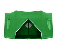Genérico Trampolin - Wetterfeste Sonnenschutz Abdeckung Mit Reißverschluss, Robusto Multifunktionsplane Für 6-Stangen Trampolín 1.8-4. | UV-Schutz Dachplane Für Garten Hof Kinder Outdoor Spielplatz