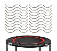 Genérico Trampoline Clips - 20 Pcs, Metal Frame Connectors, Trampolinee Replacement Parts | Outdoor Fitness Equipment Accessory, Secure Jumping Fabric Connector for Garden Backyard Playground