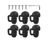 Genérico Trampoline Leg Caps, Enclosure Post Toppers Replacement Parts Trampoline Pole Caps, Heavy Duty Outer Protection Set for Tube End Cover, Fitness Repair