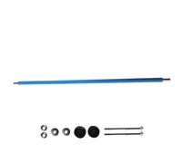 Genérico Trampoline Net Poles Replacement - Heavy Duty Fittings Replacement Parts | Straight Trampoline Poles, with Foam Sleeve, Accessories For 6-16 Feet Round Frame