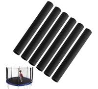 Genérico Trampoline Pole Covers, 6 Pieces Jump Trampoline Parts, UV-Resistant Fit 1in Rod Frame Protector for Garden Pool Backyard Camping Play Ground Boy Girl