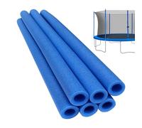 Genérico Trampoline Pole Covers - Replacement - Safety Foam Padding & PE Enclosure Parts | 6-Piece Set Secure Indoor &Outdoor Trampoline Use | Durable, Weather-Resistant, Easy To Install For All Ages