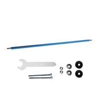 Genérico Trampoline Poles Replacement | Trampoline 6-16Ft Safety Enclosure Pole | Straight Tube Replacement Part with Screw Foam Canopy Accessories For Kids, Playground & Spring