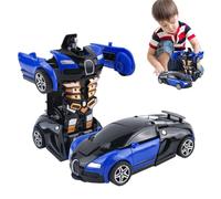 Genérico Transform Robot Car Toys - 2 in 1 Deformation Toy Car Action Figure | Pull Back Robot Çar for Boys and Girls, Convertible Ŕobot Vehicle Toy for Kids Gift