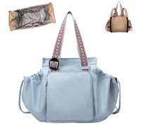 Genérico Transformable Cradle Bag,Large Capacity Convertible Tote Backpack,Multi-functional Crossbody Bag for Women,Travel & Daily Use (Blue)