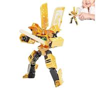 Genérico Transforming Ice Cream - Educational Building Blocks Robot Action Figure | 2-in-1 Interactive Toy For Kids Boys Girls and Collectors, Perfect For Indoor Outdoor Play and Birthday Party Favor