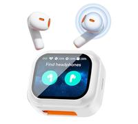Genérico Translation Earbuds - PC ABS 7x5x2.5cm LCD Touch Screen | Noise Cancelling Wireless Language Translator Earbuds Real Time | Earbud For Home Office Gym Travel School Study Work Business Trip