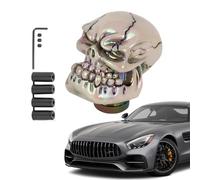 Genérico Transmissions Shifting Lever - Car Racing Shifter, Skull Car Shift Knob, Skull Cars Shift Gear Cover, Carr Racing Skeleton Shifter Grip Knob For Manual Transmission Cars