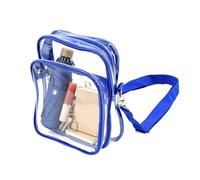 Genérico Transparent Clear Purse- Clear Sling Bag Tote | Lightweight See Through Handbag | Stadium Compliant Travel Bag For Women & Men | For Beach Festival Concert Gym School Sports Vacation Daily