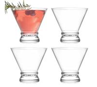 Generico Transparent Cocktail Glass, 200 ml Small Wine Glasses Set,2.36x3.94 Inches Thickened Stylish Versatile Base Drinking Mug for Home, Café, Family Gatherings, and Nightclubs