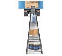 Genérico Transportador portátil de Acero Inoxidable con polea de Descarga - Ruedas de Banda deslizantes de 50 x 100 cm, Ideal para soluciones de Transporte y Entrega en almacén