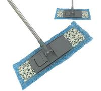 Genérico Trapeadores para limpiezaDe Pisos - Mango Telescópico con Paño De Reemplazo, D Diseñados con Un Cabezal De limpiezaGiratorio, Estos Trapeadores para limpiezaDe Pisos Permiten Azulejos De P