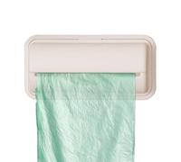 Genérico Trash Bag Dispenser, Wall Mounted Garbage Bag Holder with Punch-Free Adhesive Installation, Clear Acrylic Storage Organizer For Kitchen, Bathroom, Camping & Garage - Space-Saving Container