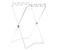 Genérico Trash Bag Holder, Metal Support Frame, Folding Waste Organizer, 22.05x12.6 Inches, Lightweight Stable Structure, Portable Outdoor Rack, Lawn Kitchen Camping Balcony Use