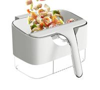 Genérico Trash Bin, Compost Bucket, Mountable Kitchen Cabinet Door Waste Container, Space Saving Countertop Food Scrap, Under Sink Garbage Holder for Indoor Use, Home, Pantry 9.84x5.51x5.71 Inches