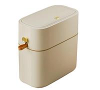Genérico Trash Can - 11.42 Inches Waste Basket Garbage, Waste Paper Bin, Counts Small Bin Bags | 8l Odor Proof Wast Basket For Narrow Spaces Under Cabinet Desk Home Dorm Toilet Laundry
