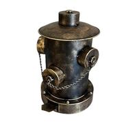 Genérico Trash Can - 28×40cm Large Capacity Fire Hydrant Design Dustbins with Pedal | Trash Bin with Lid | for Outdoor Car Office Home Bedroom Shower