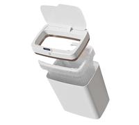 Genérico Trash Can - Bathroom Bin with Lid | Kitchen Bin, Smart Wastebasket Kitchen Bathroom Waste Bins Anti-Odor Auto-Open for College Students Elderly Kids Women Men Adults Seniors