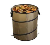 Genérico Trash Can for Camping - Foldable Garden Trash Bin | Portable Garbage Bin | 420d Oxford Cloth with Clips, Double Handle, for Car Outdoor Backpacking Hiking Rv