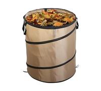 Genérico Trash Can for Camping - Foldable Garden Trash Bin | Portable Garbage Bin | 420d Oxford Cloth with Clips, Double Handle, for Car Outdoor Backpacking Hiking Rv