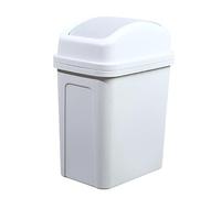 Genérico Trash Can - Plástico Bin Waste Bin | Swing Bin For Home Garden Kitchen | Basura Can Dustbin Simple Style Rubbish Basket Bin for Kitchen and Kitchen Accessories Recicing Top Bin