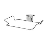 Genérico Trash Organizer, Door Bracket, Bag Holder, Stainless Steel Frame, Space-Saving Hanger, Silver Finish, Compact Size, Kitchen Cabinet, Desk Mount, for Home Storage, Utility