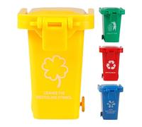Generico Trash Pack Toys | Basura Trash Pen Holder With Lid & Wheels | Storage Portable Holder For Desk Office Classroom Birthday Kids Party Table