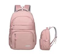 Genérico Travel Aesthetic Backpack, impermeable Laptop Daypack, Casual Work Backpacks, Multi-Function Design, Size: 11,81 x 5,51 x 18,11 pulgadas, ideal para adolescentes, niñas, niños y mujeres, rosa