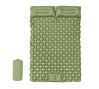 Genérico Travel Air Mattress, Waterproof Inflatable Camping Sleeping Pad, Backpacking with Foldable Design, Effortless Inflation, for Hiking, Backpacking, Fishing (Green)