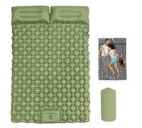 Genérico Travel Air Mattress, Waterproof Inflatable Camping Sleeping Pad, Backpacking with Foldable Design, Effortless Inflation, for Hiking, Backpacking, Fishing, Lightweight & Portable (Green)