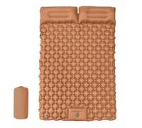 Genérico Travel Air Mattress, Waterproof Inflatable Camping Sleeping Pad, Backpacking with Foldable Design, Effortless Inflation, for Hiking, Backpacking, Fishing (Yellow)