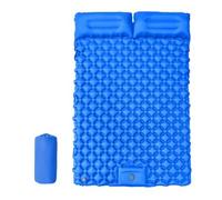 Genérico Travel Air Mattress, Waterproof Inflatable Camping Sleeping Pad, Backpacking with Foldable Design, Effortless Inflation, for Hiking, Backpacking, Fishing (Blue)