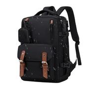 Genérico Travel Backpack, Adventure Rucksack, 16.93x11.81x7.09 Inches Waterproof Oxford Cloth, Luggage Bookbag for Work, Hiking, Camping, School, Commute, Outdoor Sports, Weekend Trips