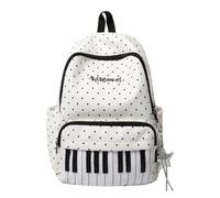 Generico Travel Backpack - Large Capacity Piano Print Bookbag, School Laptop Bag | College Casual Backpack, Hiking, Airplane Carry Bag, Multi-Purpose Organizer | For College Students Laptop Daily