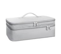 Genérico Travel Bag For Hair Styling Tools - Travel Case For Double-Layer | Heat-Resistant Curling Iron and Other Hot Toools, Large Capacity with Heat-Resistant Pad, Easy To Carry and Store,